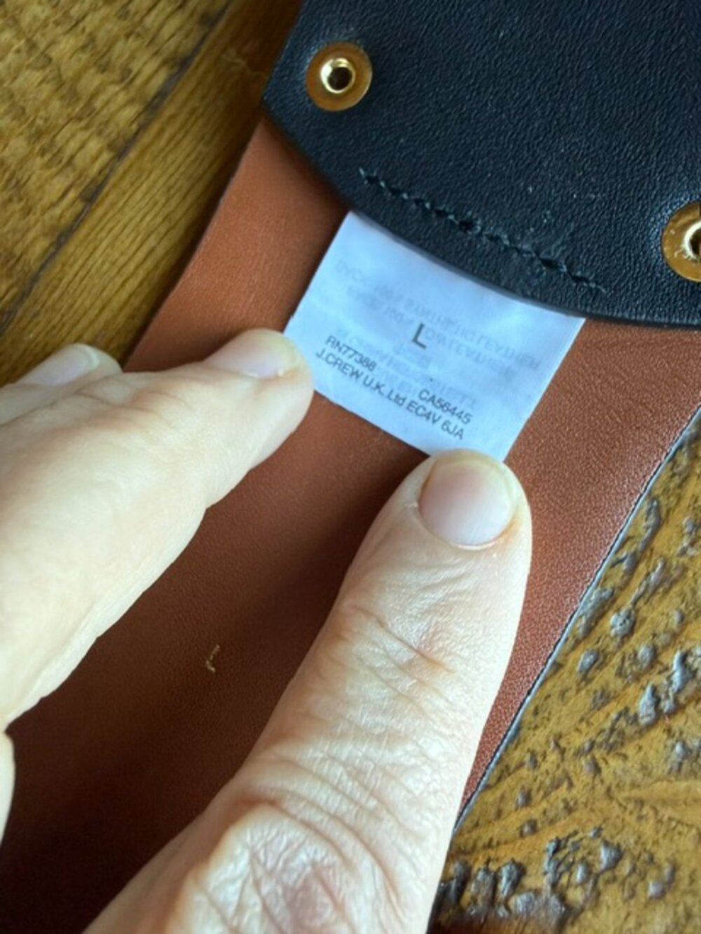 J. Crew Wide Black Belt - Picture 5 of 6